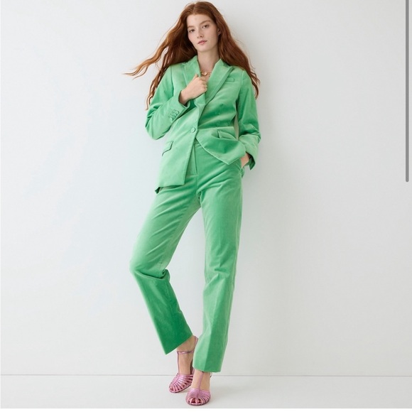 J.Crew Collection Willa Blazer in Tipped Stretch Velvet - Picture 2 of 7